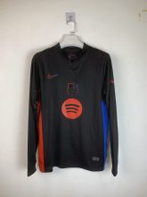 24/25 Barcelona  Away Long Sleeved Fans 1:1 Quality Soccer Jersey