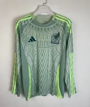 24/25 Mexico Away Fans Long sleeve 1:1 Quality Soccer Jersey
