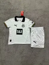 24/25 Dortmund Third Kids 1:1 Quality Soccer Jersey