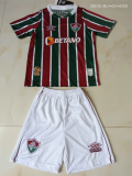24/25 Fluminense  Home  Fans Kids 1:1 Quality Soccer Jersey