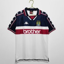1997-1998 Manchester City Away Fans 1:1 Retro Soccer Jersey