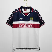 1997-1998 Manchester City Away Fans 1:1 Retro Soccer Jersey