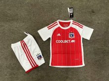 24/25 Colo Colo Third  Kids 1:1 Quality  Soccer Jersey