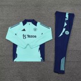 24/25  Manchester United Lake Blue 1:1 Quality Training Jersey