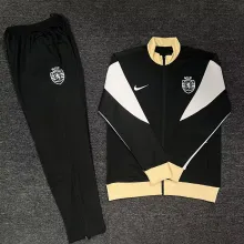 24/25 Lisbon  Black Training Tracksuit 1:1 Quality Soccer Jersey