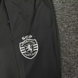 24/25 Lisbon  Black Training Tracksuit 1:1 Quality Soccer Jersey