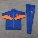24/25 Netherlands Blue Training Tracksuit 1:1 Quality Soccer Jersey