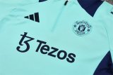 24/25  Manchester United Lake Blue 1:1 Quality Training Jersey