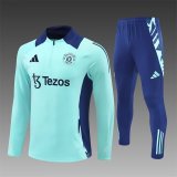 24/25  Manchester United Lake Blue 1:1 Quality Training Jersey
