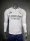 24/25 Real  Madrid Home Player Long Sleeve 1:1 Quality Soccer Jersey