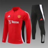 24/25  Manchester United Red 1:1 Quality Training Jersey