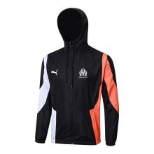 24/25 Marseille Black Windbreaker
