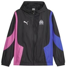 24/25 Marseille Black Windbreaker