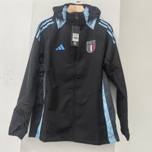 24/25 Italy Black Windbreaker