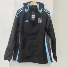 24/25 Italy Black Windbreaker