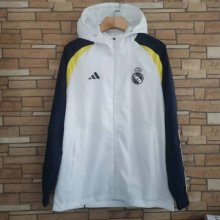 24/25  Real Madrid White Windbreaker