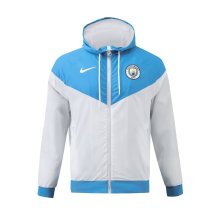 24/25  Manchester City White Windbreaker