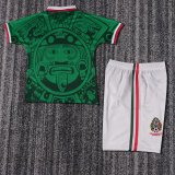 1998 Mexico Home Kids Retro 1:1 Quality Soccer Jersey