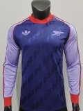 24/25 Arsenal  Blue Fans  Long sleeve 1:1  Quality Soccer Jersey