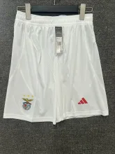 24/25 SL Benfica Home White 1:1 Quality Shorts
