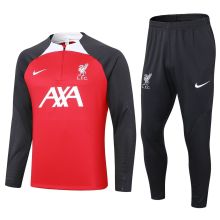 24/25  Liverpool  Red With Black Version 1:1 Quality Training Jersey