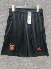 24/25 SL Benfica Away Black 1:1 Quality Shorts