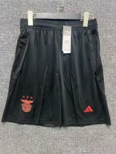24/25 SL Benfica Away Black 1:1 Quality Shorts