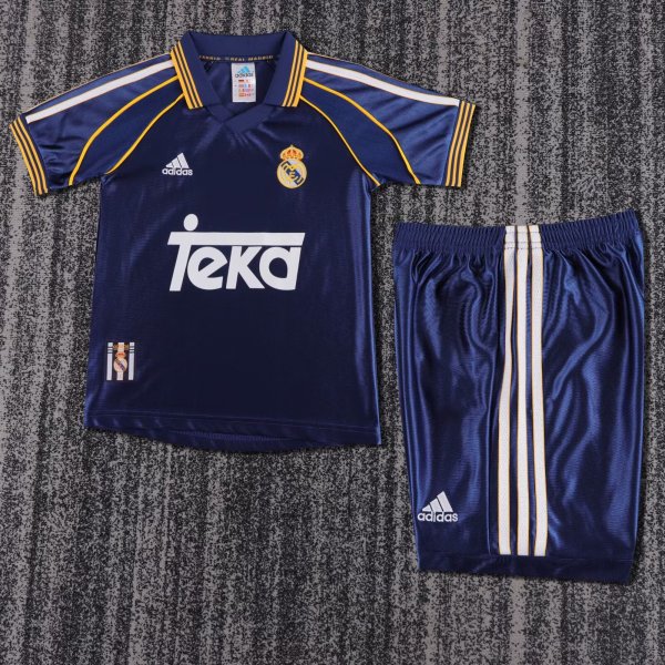 1998/2000 Real Madrid Third Kids Retro 1:1 Quality  Soccer Jersey