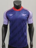 24/25 Arsenal Blue Retro Casual Fans  1:1 Quality Soccer Jersey
