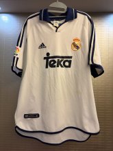 2000/2001 Real Madrid Home 1:1 Quality  Retro Soccer Jersey