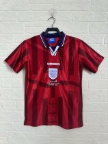 1998 England Away Fans 1:1 Quality Retro Soccer Jersey