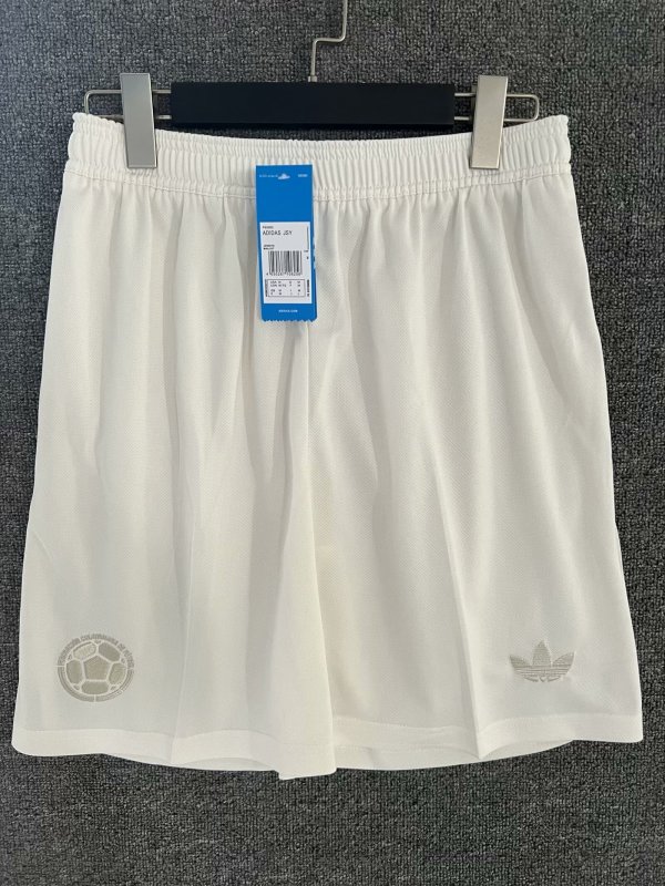 24/25 Colombia Special Edition White 1:1 Quality Shorts