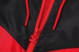 24/25 AC Milan Red Light Panel Windbreaker