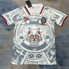 1998 Mexico Away  Special Edition White Fans 1:1 Quality Retro Soccer Jersey