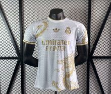 24/25  Real Madrid  Special  Edition Loong White  Player 1:1 Quality Soccer Jersey