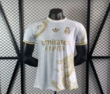 24/25  Real Madrid  Special  Edition Loong White  Player 1:1 Quality Soccer Jersey