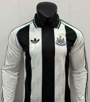 24/25 Newcastle Retro Casual  Long Sleeve Fans 1:1 Quality Soccer Jersey