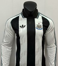 24/25 Newcastle Retro Casual  Long Sleeve Fans 1:1 Quality Soccer Jersey