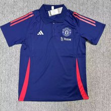 24/25 Manchester United Polo Shirtl Fans 1:1 Quality Soccer Jersey