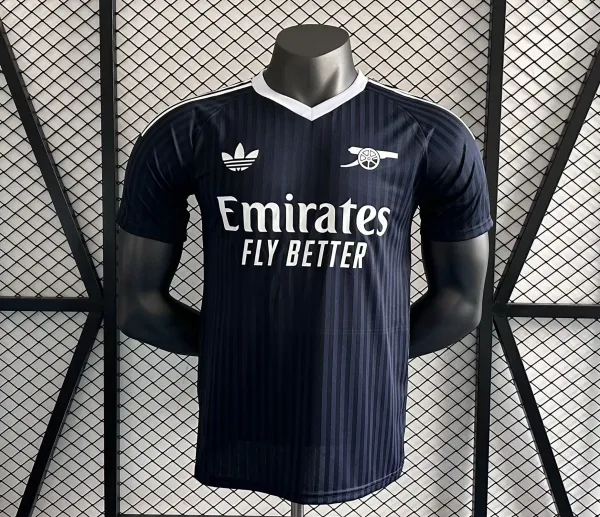 24/25 Arsenal Training Clothes Tibetan Blue Player 1:1 Quality Soccer Jersey