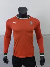 25/26 Portugal Home Long Sleeves Player 1:1 Quality Soccer Jersey