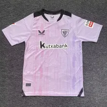 24/25  Athletic  Bilbao Training Clothes Pink Fans 1:1 Quality Soccer Jersey