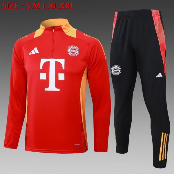 24/25 Bayern Munich Training Red 1:1 Quality Training Jersey