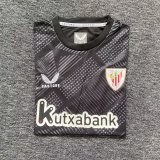 24/25  Athletic  Bilbao Training Clothes Black Fans 1:1 Quality Soccer Jersey