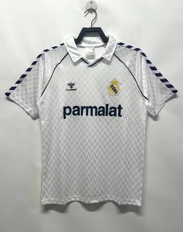 1986/1987 Real Madrid Home Retro  1:1 Quality Soccer Jersey