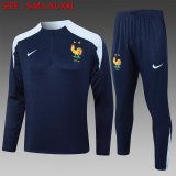 球员版 24/25 France Training Royal Blue 1:1 Quality Training Jersey