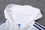 24/25  Real Madrid White Windbreaker