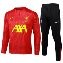 24/25  Liverpool  Red With Black Version 1:1 Quality Training Jersey
