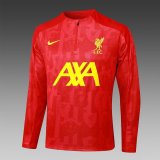 24/25  Liverpool  Red With Black Version 1:1 Quality Training Jersey