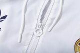 24/25  Real Madrid White Windbreaker